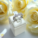 Nhẫn nữ vàng trắng (mã NVT 9511)